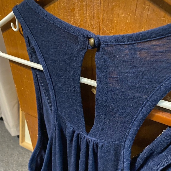Studio Y beaded tank blue M - Picture 3 of 15